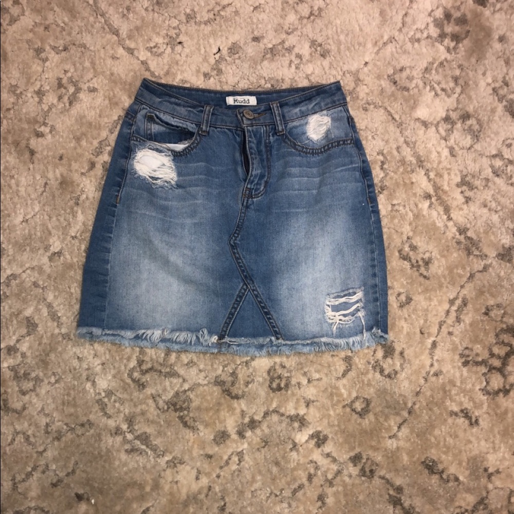 Mudd Jean Skirt!